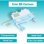 80rZpkpowL_s.jpg Esmi- Multifunctional Magnetic Pencil Box with Built-in Sharpener | Scissor | Eraser | Tape & Scale for Kids