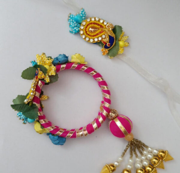 Esmi- *Rakhi Set- Bhai Bhabi - Kada*
