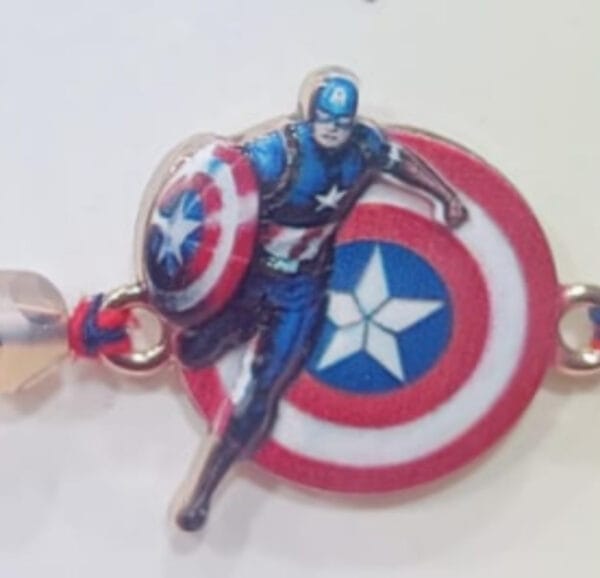 Esmi *Capital America soft Metal Rakhi*