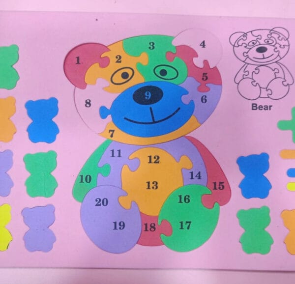 Esmi *Soft Foam Puzzle - Early Learning Board* - Random prints