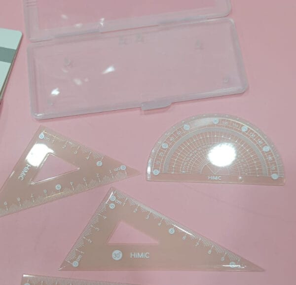 Esmi *Pack of 5 Ruler Compass set for Birthday Return Gifts and Party Favors for Kids*
