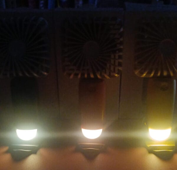 Esmi *Compact Mini lamp Fan with mobile Stand*