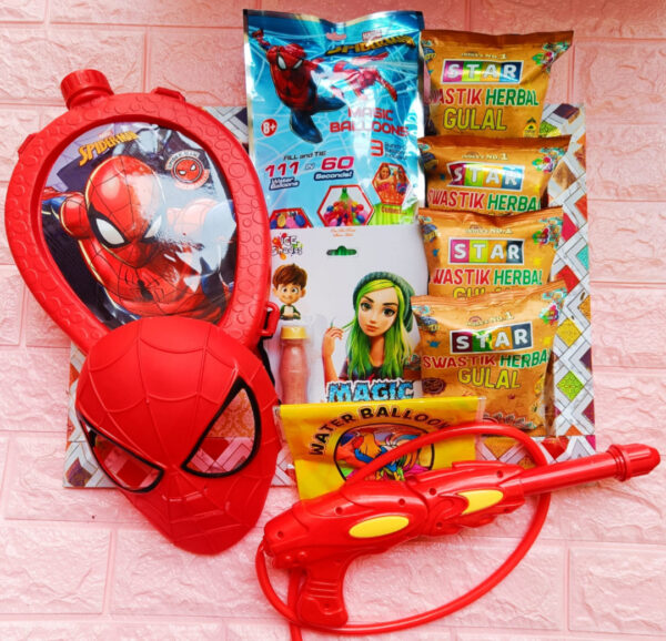 Holi Combo 2 ???????????????? Esmi - ?? *3D Mask Holi Combo* All in 1?? Theme - Spider