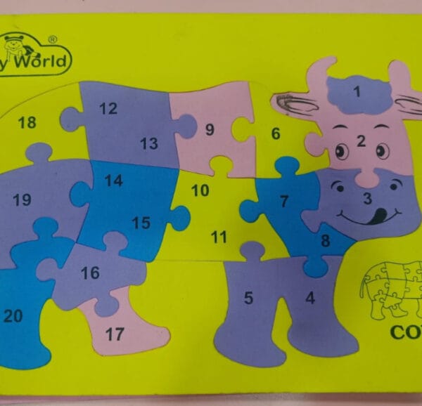 Esmi *Soft Foam Puzzle - Early Learning Board* - Random prints