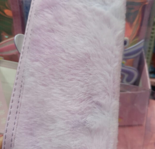 Esmi- *Joyful- Holographic & Plush Fur Pencil pouch*