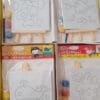 Esmi *Small Size Diy Art Canvas kit with 3 paint n brush set