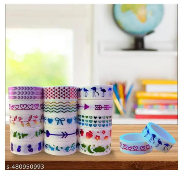 Esmi- *Washi Tape with hot foil Stamping* 10 pc random prints