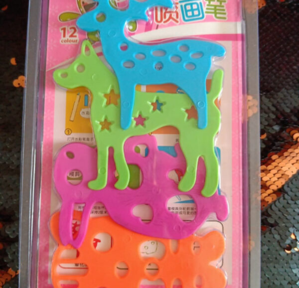 Esmi- *Blow pens with Stencils