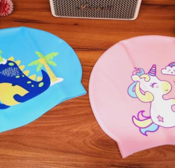 Esmi- *Kids Swimming Cap- Silicon , Free size*