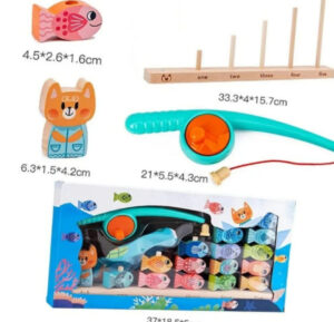 Esmi- *2 in 1 Early Learning Premium Wooden Fishing & Logarithmic set*