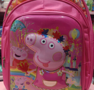 Esmi- *3D Hardcase Premium quality Big Size School Bag* - Peppa pig