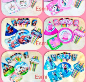 esmi-6-pcs-disposable-party-kanjak-set-for-kids.jpg Esmi- *6 pcs - Disposable party / Kanjak set for kids*