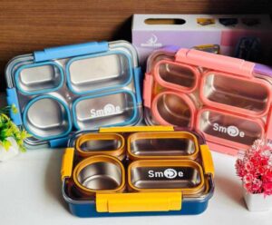 Esmi- *Bento 4 section Lunch Boxes*- 4 Grid