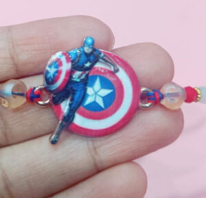 Esmi- *Capital America soft Metal Rakhi*