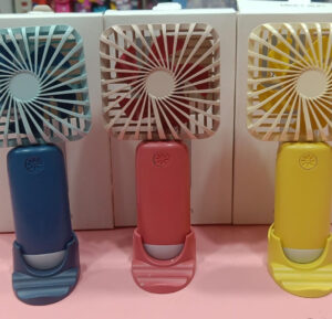 Esmi- *Compact Mini lamp Fan with mobile Stand*