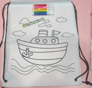 Esmi- *DIY Coloring Drawstring Bag*