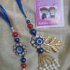 Esmi- *Flower Studded Rakhi & Lumba set*