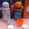Esmi *Insulated Stainless steel Sipper Bottle with cup & push button cap for drinking - 2 in 1*