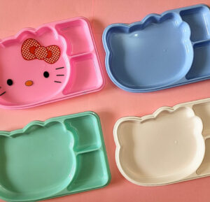 Esmi- *Kanjak Plates- Kitty* - Set of 12