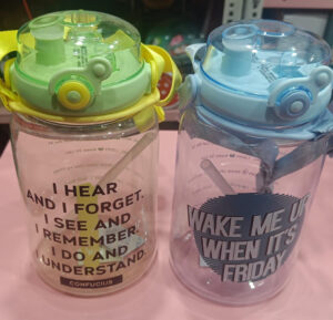 Esmi- *Motivational 1500 ml Gym Bottled with Strap*
