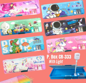 Esmi- *Pencil box double side with detachable and Lamp with Sharpner*