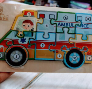 Esmi- *Premium Quality Wooden Puzzle - Early Learning Board*