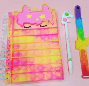 Esmi- *Rainbow Unicorn Popit diary Set*