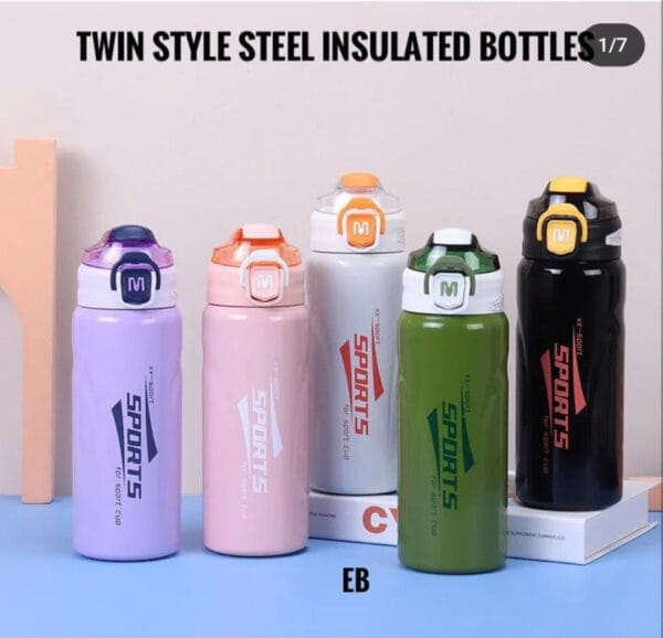 Esmi- Stainless steel 600ml - Sports Styles Sipper