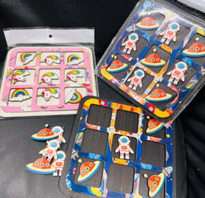 Esmi- *Tic Tac Game* Wood MDF Space & Unicorn