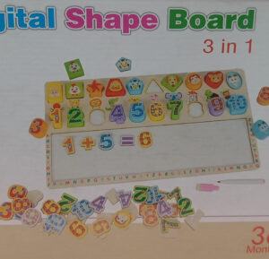 Esmi- *Wooden Digital Shape Board*