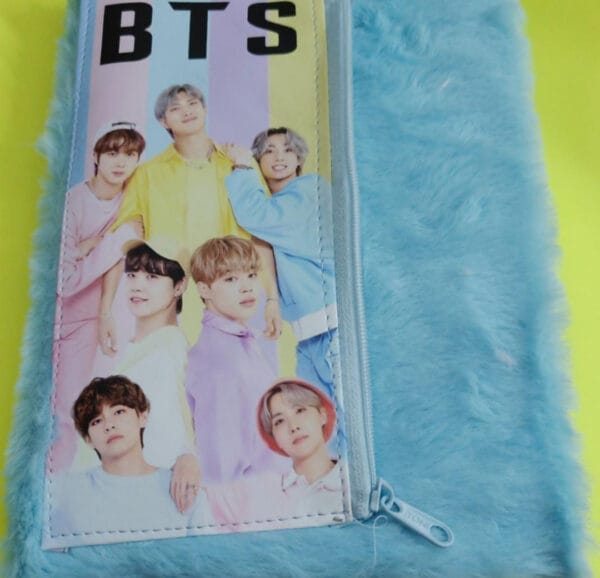 Esmi *Plush Fur Diary with Zip Pouch on Diary Cover*