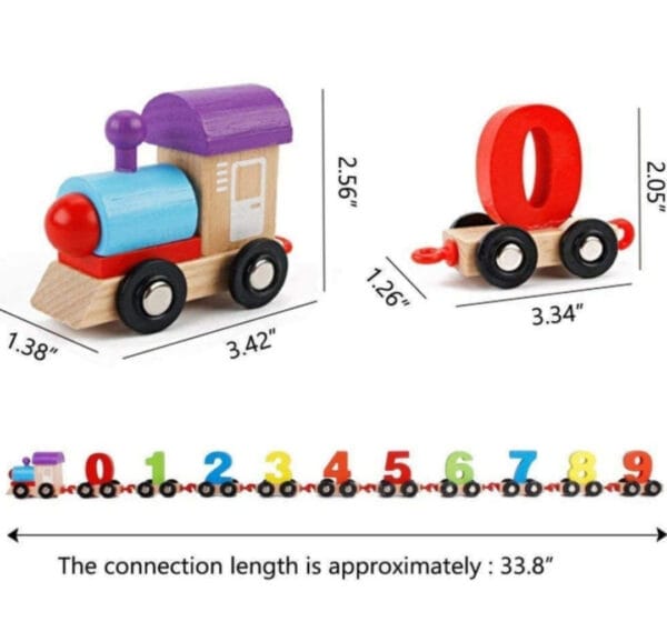Esmi *Digital Wooden Premium toy train*