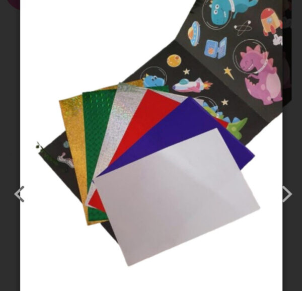 Esmi- *DIY Foil Art* 6 cards, foil sheets