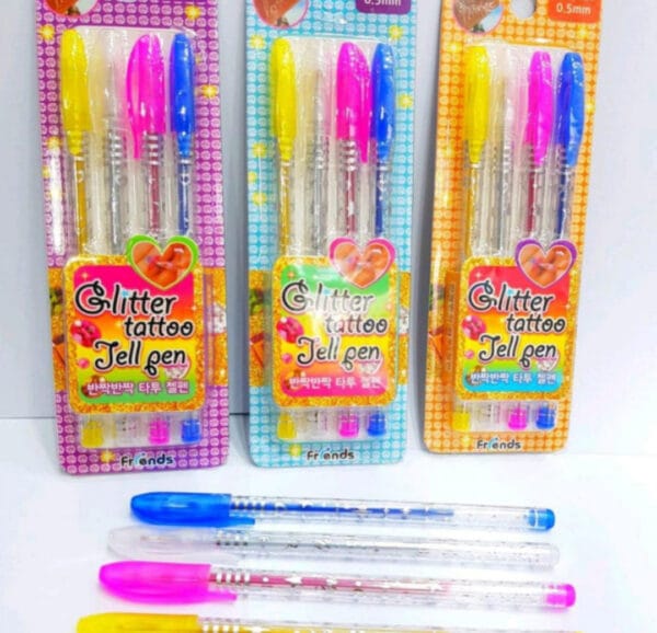 Esmi- *Glitter Tattoo pen set of 4 pc*