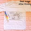 Esmi *DIY HOLI T-SHIRT kit with your Name and favourite cartoon printed*
