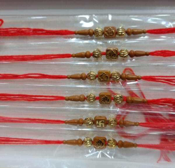 Esmi- *Dori Rakhi* In Packing, 3 Theme - Bro, Om & Ganeshji
