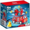 🚒 Fire Rail Car – Duck Swivel Slide 🚒