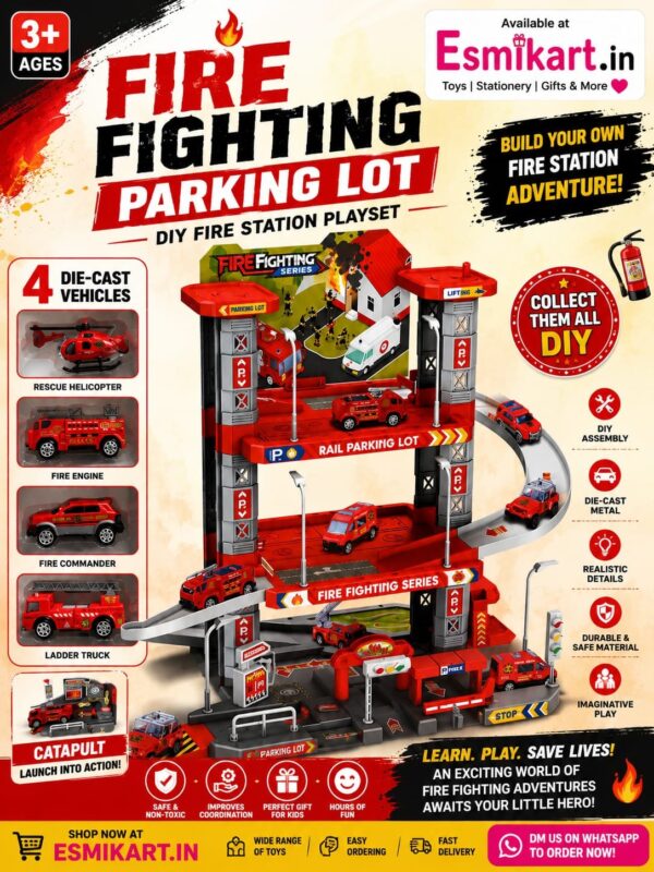 2026/07/1002795939.jpg Esmi®- 🚒🔥 NEW ARRIVAL – *FIRE FIGHTING PARKING LOT DIY PLAYSET* 🔥