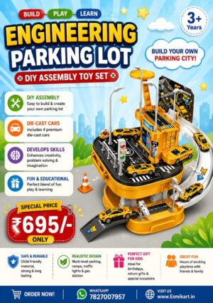 Esmi®- 🚗✨ NEW ARRIVAL – DIY PARKING LOT TOY! ✨🚗