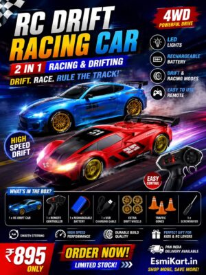 🚗 RC Drift Racing Car – 2 in 1 | 4WD 🔥