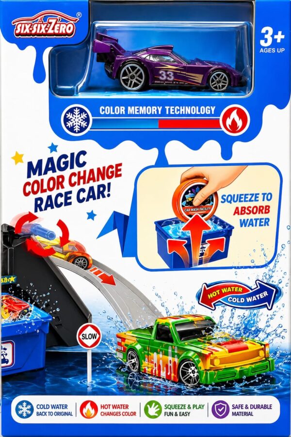 🚗💦 Magic Color Change Car Wash Playset 💦🚗