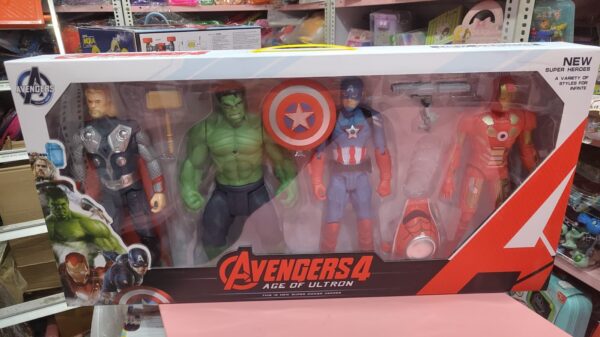 Avengers 4 Super Heroes Action Figure Gift Set (Big Size)