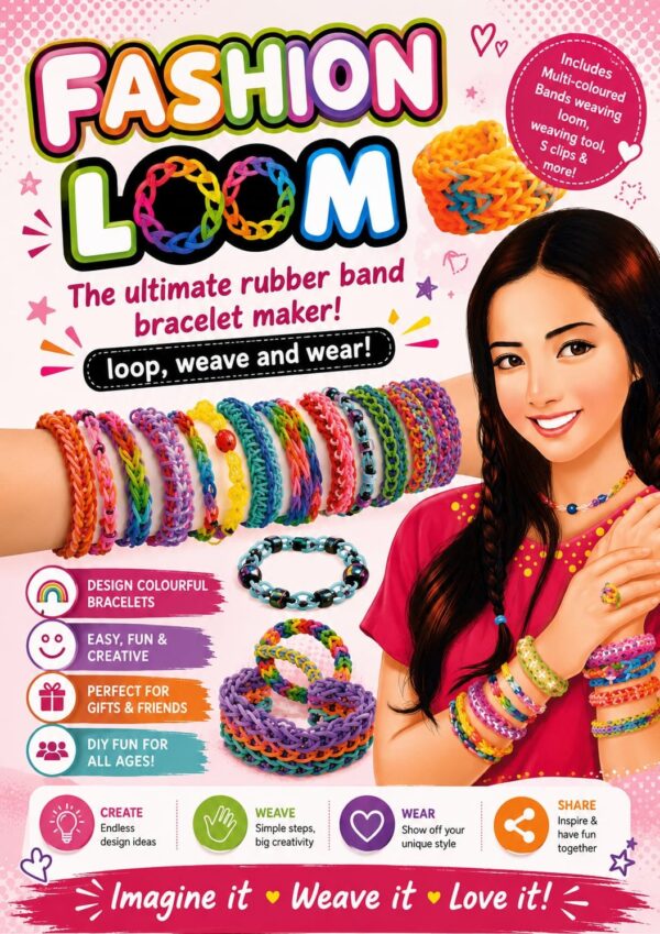 🌈 Fashion Loom DIY Bracelet Making Kit
