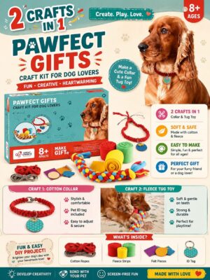 Esmi®- 🐶❤️ PAWFECT GIFTS – DIY DOG CRAFT KIT! ❤️🐶
