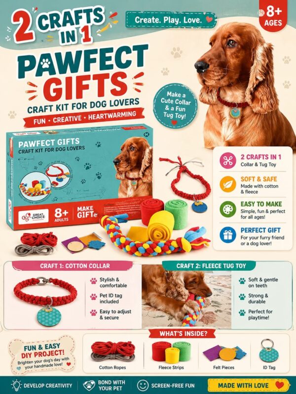 Esmi®- 🐶❤️ PAWFECT GIFTS – DIY DOG CRAFT KIT! ❤️🐶