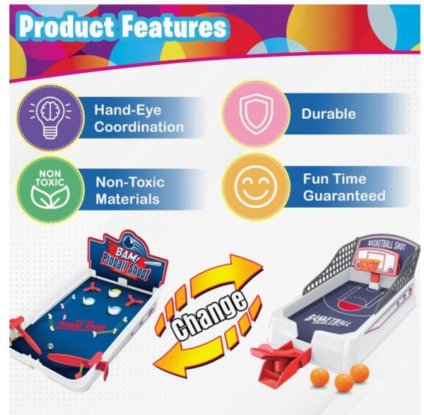 Esmi®- 🏀🎯 2-IN-1 FUN GAME! 🎯🏀