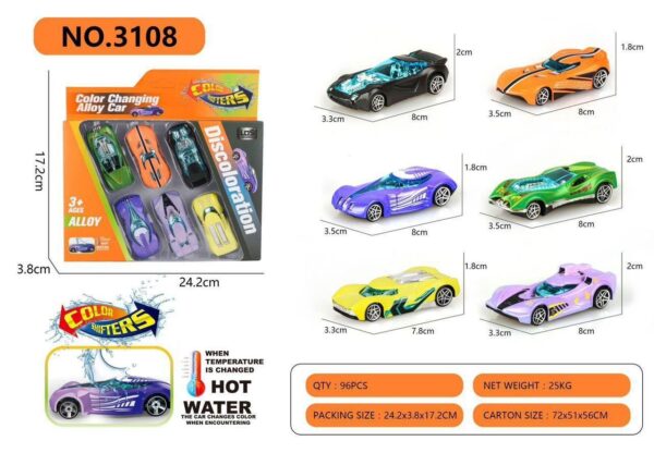 2026/07/1002803706.jpg Esmi®- *Colour Changing Metal Car - Set of 5*