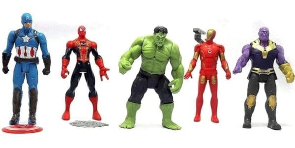 Esmi® Super Hero Action Figure Set – 5 Characters |