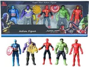 Esmi® Super Hero Action Figure Set – 5 Characters |