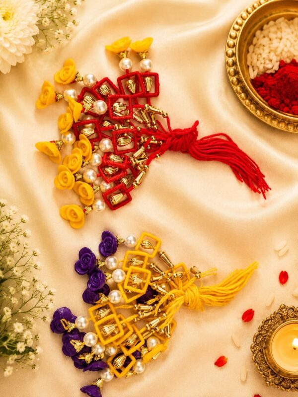 🌸 Esmi® - Designer Lumba Rakhi 🌸